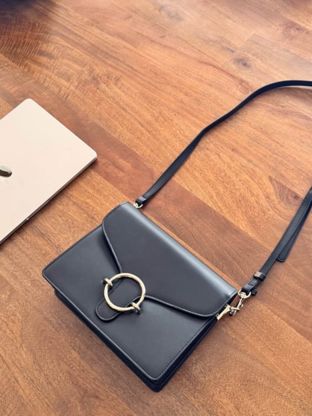 Minimalist Black Crossbody Bag